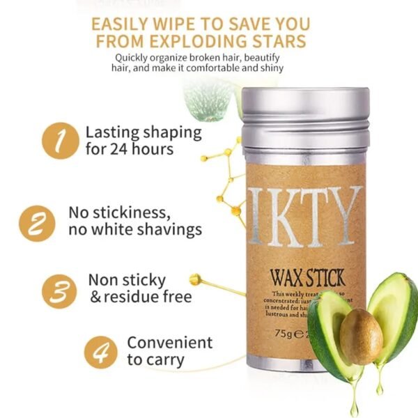 Barra De Cera Fijadora Para El Cabello