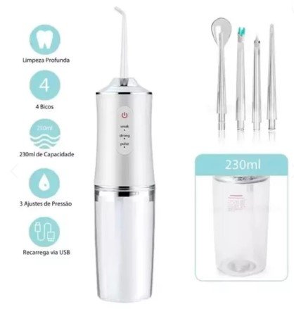 Irrigador Bucal Portatil Limpieza Dental