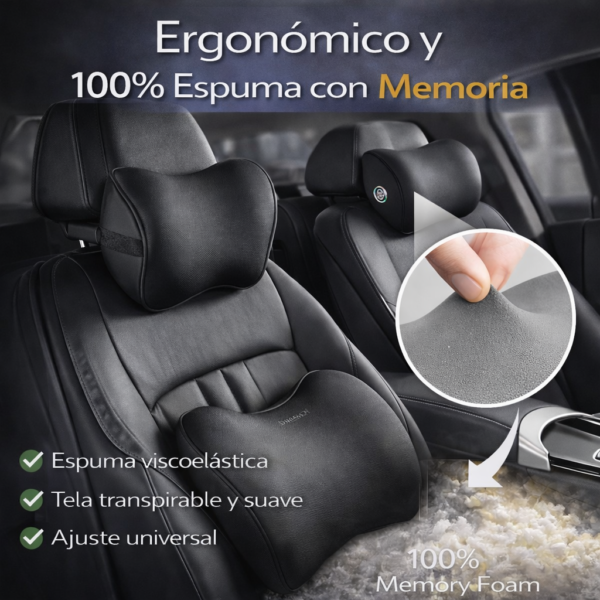 Almohada Ergonomica Para Cuello Y Espalda